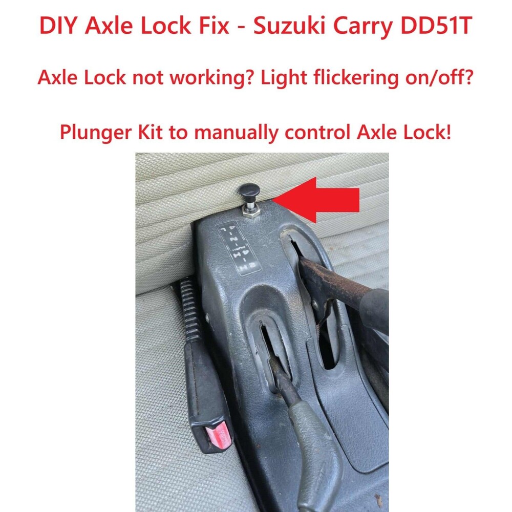 Suzuki Carry DD51T DIY FIX for FAULTY AXLE LOCK / 4WD Computer Shift Controller